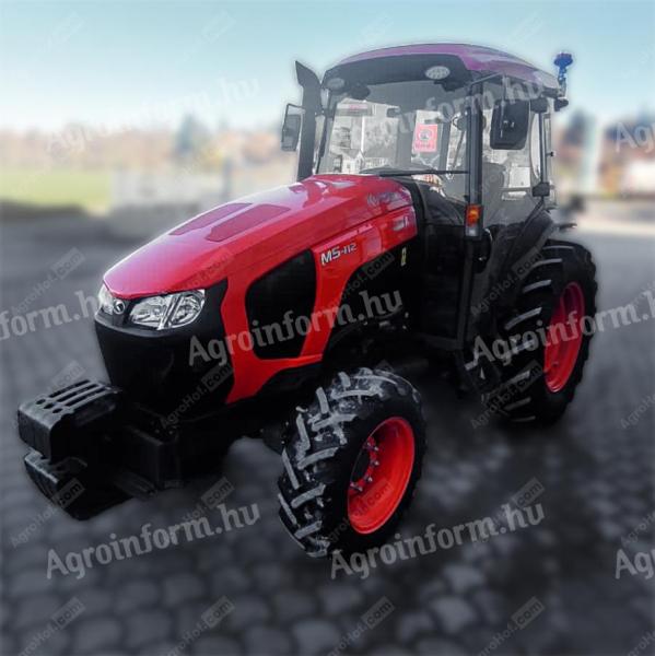 Kubota ültetvény traktor,  115 le / M5112 DTNQ Narrow Dual Speed traktor