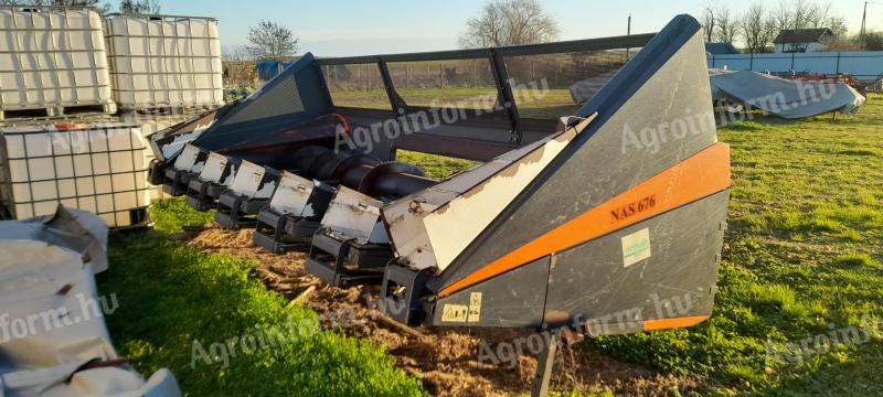 NAS 676, 6 soros napraforgó adapter Claas felfogatással