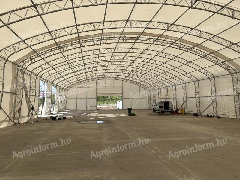 Ponyvacsarnok 25x50x8, 5 m