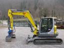 Wacker Neuson EZ80 kotrógép gereblyével