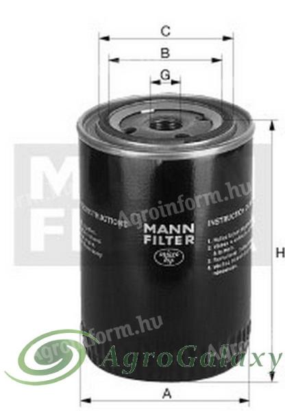 Mann-Filter váltóolaj szűrő - W1254/2X