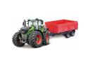 játék traktor Fendt 1000 Vario, billenős pótkocsival, Burago