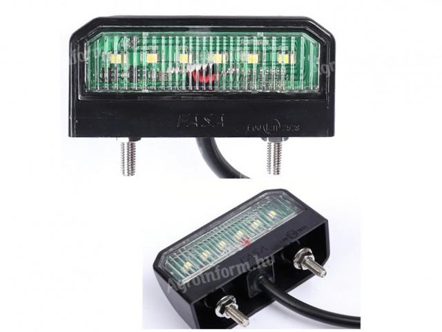 lámpa rendszám megvilágító LED 12-24V
