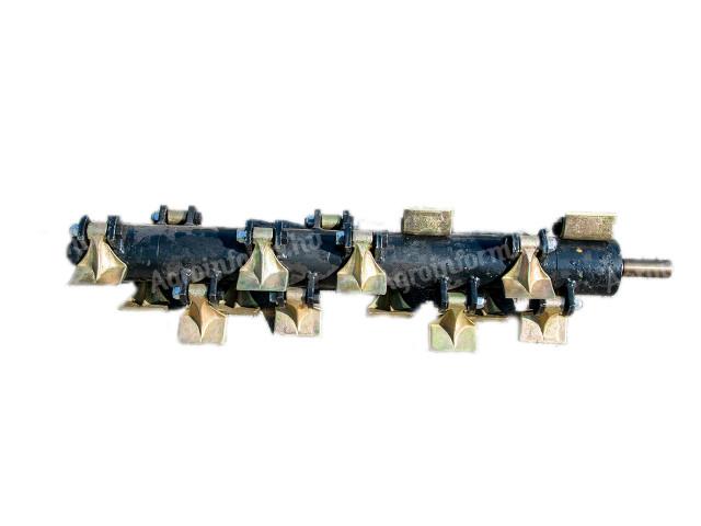 Szárzúzó / Mulcsozó késtartó tengely, komplett, 105-ös, EFGC, (kalapácsokkal, csavarokkal)