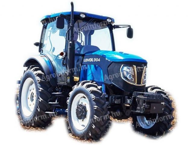 Foton Lovol M 904 traktor, fülkés, 105LE, 4WD, klima, 12+12 sebesség, 