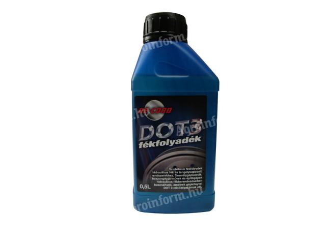 fékfolyadék (fékolaj) DOT3 0,5L