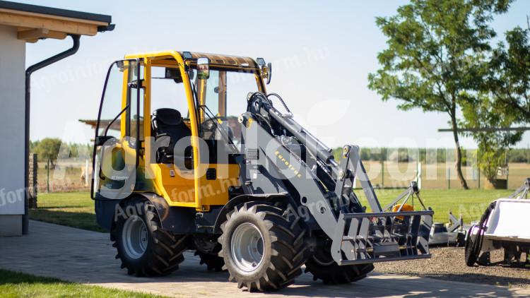 Eurotrac Mini törzscsuklós homlokrakodó (max: 1280 kg)