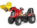 rollyToys Pedál hajtású traktor homlokrakodóval