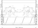 FK Machinery Takarmány kiosztó kanál csigával 220 cm-es