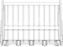 FK Machinery Rostakanál 2,6-3,5 t forgókotróhoz (25 cm-es)