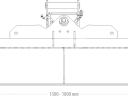 FK Machinery Hidraulikus rézsűkanál/simító kanál 8,5-10 t forgókotróhoz (150 cm-es)