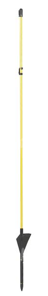 KERBL Kerek üvegszálas karó 110 cm, erős változat, sárga, 10 db/cs