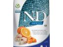 N&D Dog Ocean tőkehal, sütőtök & narancs adult mini 2,5kg