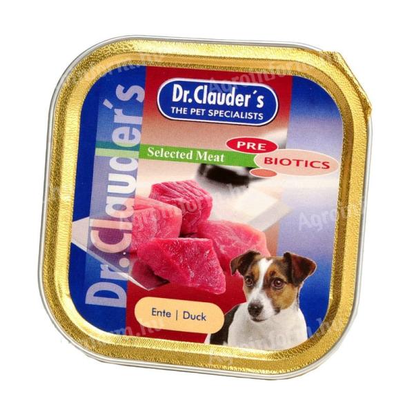 Dr.Clauders Dog Selected Meat Kacsás alutálka 100g