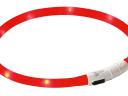KERBL Maxi Safe ledes világító nyakörv, pirs, 55 cm-es