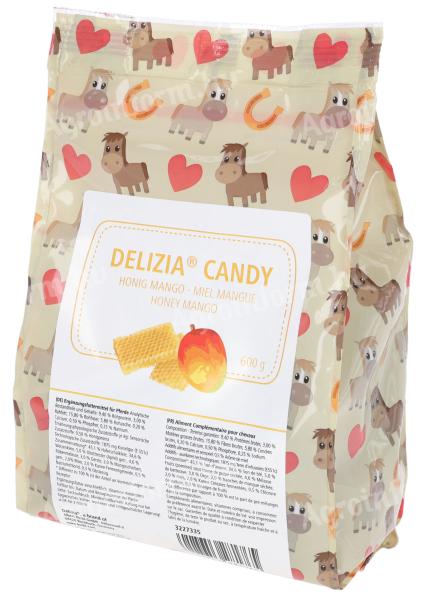 KERBL Delizia Candy mézes/mangós 600g