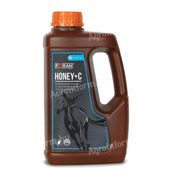 Foran Honey+C - légzéskönnyítő szirup lovaknak mézzel, 1 l