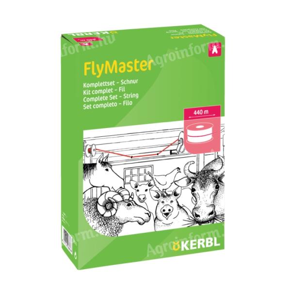 KERBL Légyfogó Zsinór Fly Master 440m Alapcsomag