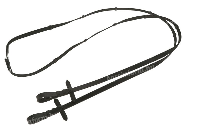 KERBL Gumis-gurtnis szár, fekete, 15mm
