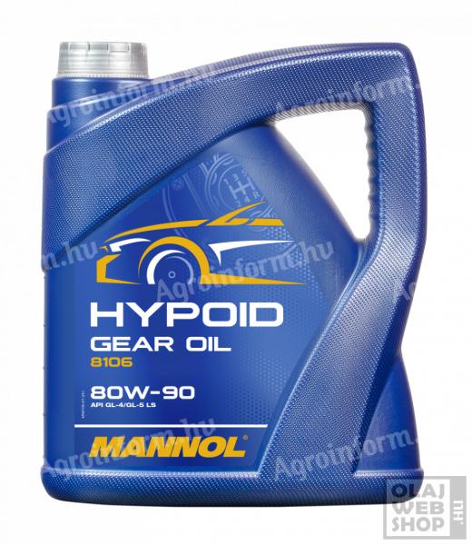 Mannol 8106 Hypoid Gear oil 80W-90 LS GL-5 hajtóműolaj 4L