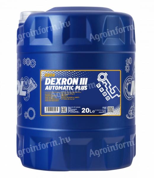 Mannol 8206 DEXRON III AUTOMATIC PLUS automata váltóolaj 20L