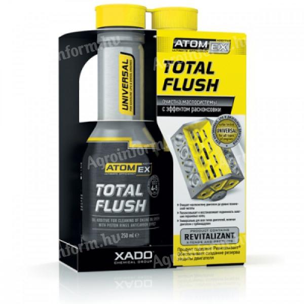 XADO AtomEx Total Flush olajrendszer tisztító adalék 250ml