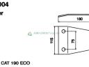 Eredeti ,gyári Pöttinger CAT 190 Eco fűkasza késtartó