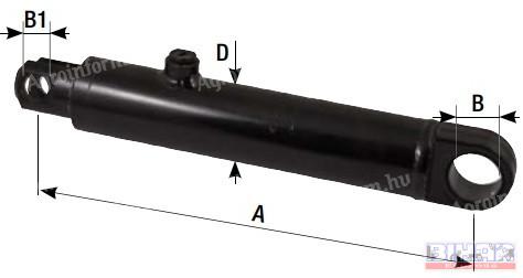 Munkahenger DN- 62x360 egyirányú