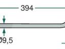 Rendterítő fog 394 mm Kuhn