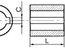 Hidraulika szivattyú csatlakozó hüvely 16x24x34