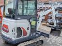 Bobcat E19 használt gumihevederes minikotró gép