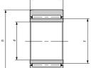 NKI 6/16 (6x16x16) SKF csapágy