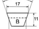 Ékszíj 17x1550 Li OPTIBELT