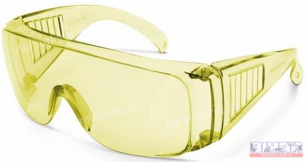 Védőszemüveg sárga árnyalatú Handy