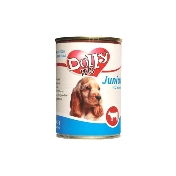 Dolly marhás ízű konzerv kölyök kutyák számára 415g