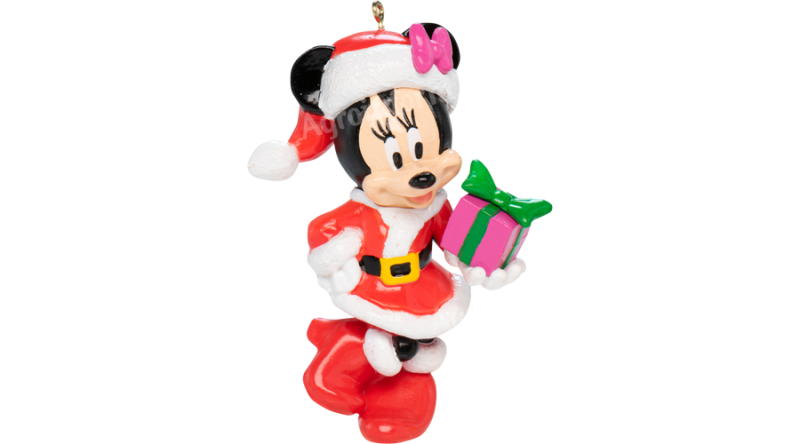 Minnie egér figura karácsonyfadísz