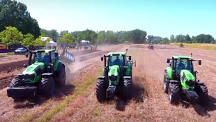 Sáros traktorverseny és szántóföldi bemutató Deutz-Fahr traktorokkal (+Videó!)