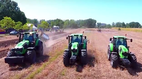 Sáros traktorverseny és szántóföldi bemutató Deutz-Fahr traktorokkal (+Videó!)