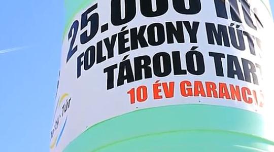 25.000 liter folyékony műtrágya az én udvaromban – 10 év garanciás tartályban?