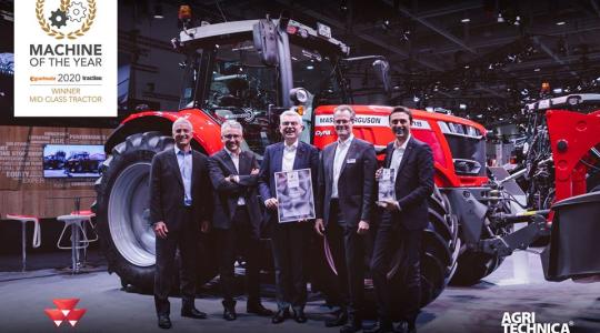 A Massey Ferguson 6700 S lett az ÉV GÉPE 2020 verseny legjobb közepes teljesítménykategóriás traktora