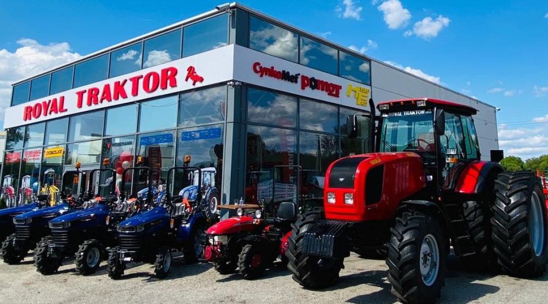 Jártál már traktor-szalonban? Nézd meg Pápán az MTZ, Farmtrac, Pasquali traktorokat! – VIDEÓ
