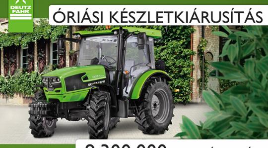 Kisgazdaságok mindenes Deutz-Fahr traktora óriási készletakcióban!