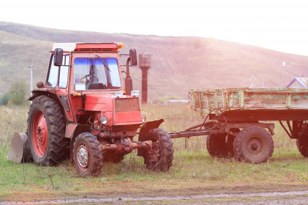 traktor és pótkocsi