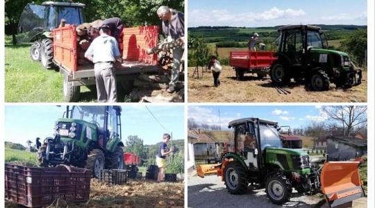 Ebben a faluban a polgármester a traktorokhoz is ért! Miért fontos az önsúly, a fékrendszer és a fülke? – KÉPEK