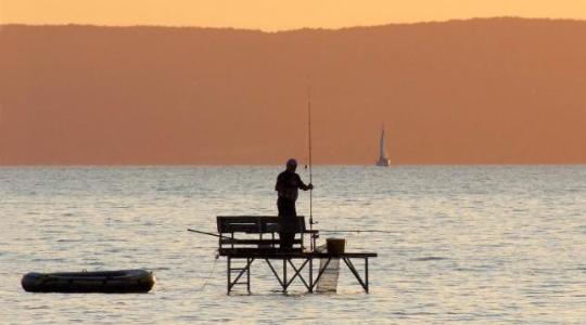 Gereblyéző orvhalászt fogtak a halőrök Balatonföldváron