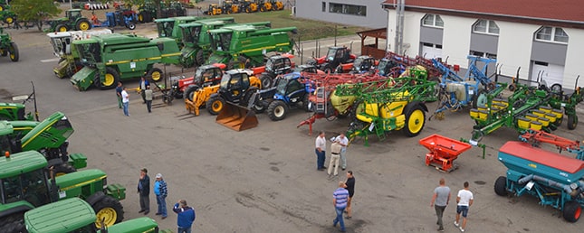 John Deere mezőgazdasági gépek akcióban