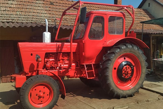 A felújított MTZ 50 traktor