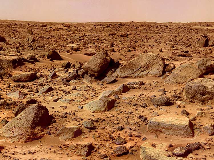 Mars vörös talaja