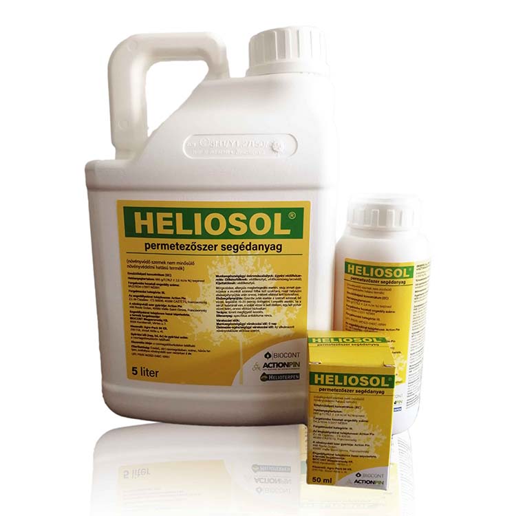 Heliosol adalékanyag gombaölő, rovarirtó és gyomirtó szerekhez