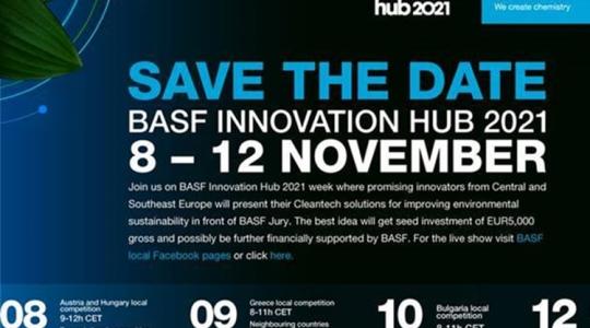 BASF Innovation Hub start-up versenysorozatának régiós döntői